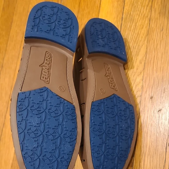 Floafers-Men's Water Shoes - Brown With Gold Accent. - Picture 2 of 9